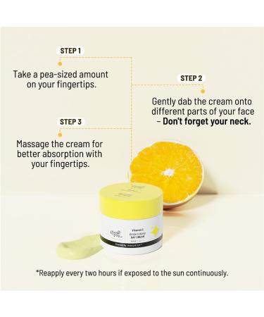 Chemist at Play Brightening Day Cream | SPF | Face Cream | Skin Brightening & Moisturisation | 30X Vitamin C with Camu Camu | Mineral Oil & Petroleum Free | Lightweight | 50g - Buy Online on GoSupps.com