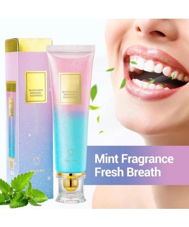 Niacinamide Intensive Whitening Toothpaste with Natural Gentle Care Deep Stain Removal Clean Peach Flavor Niacinamide Whitening Toothpaste Improves Gum Health Fresh Breath 100g - Buy Online on GoSupps.com