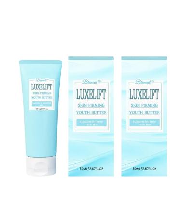 Biancat LuxeLift Body&Face Skin Firming Youth Butter Triple Repair Cream Shea Butter Non-Greasy Daily Hydrating Moisturizing Cream 2.71oz for Girls&Women (3)
