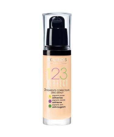 Bourjois Fond de Teint 123 Perfect Foundation for Women  51 Vanille Clair  1 Ounce - Buy Online on GoSupps.com