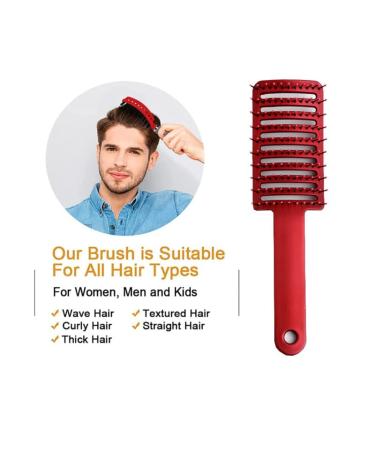 Arc Ventilation Brush | Fast Drying Curved Hair Dryer Brush | Anti-Static Tool for Wet/Dry Hair - Buy Online on GoSupps.com