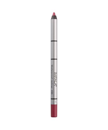 IMPALA | Creamy Waterproof Lip Pencil Fuchsia Color 220 | Permanent Lip Liner | Waterproof Lip Pencil | Long-lasting Lip Liner | Volumizing Effect 220 Fuchsia