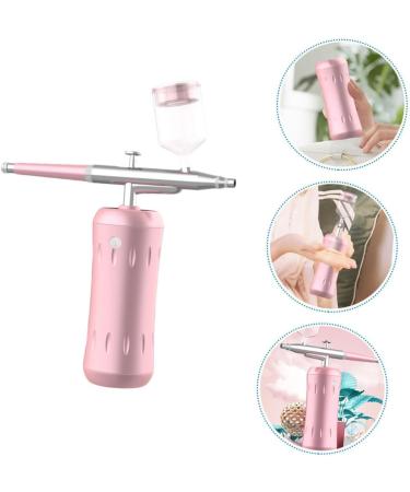 MAGICLULU Oxygen Injector Water Replenishment Instrument Portable Facial Mister Cordless Airbrush Kit Face Air Brush Cordless Makeup Airbrush Face Moisturizers Blush Pink Abs Pearlescent - Buy Online on GoSupps.com