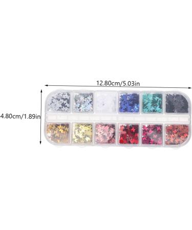 FRCOLOR 4 Boxes Nail Art Sequins Accessories Nail Polish Accessories 3d Star Nail Decals Butterflies Nail Sequins Nail Decor Nail Rhinestones Nail Accessories Manicure Tools Plastic Flash - Buy Online on GoSupps.com