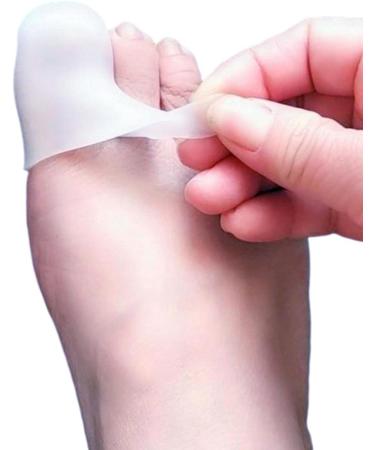 Xwanli Gel Toe Caps - Silicone Toe Protection & Cushions for Pain Relief Callus & Blister Prevention (4 Large Pieces) - Buy Online on GoSupps.com