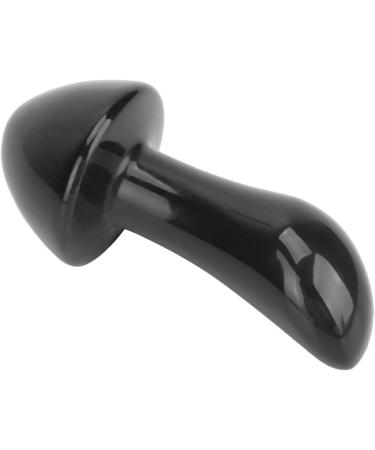 Gua Sha Massage Stones with Mushrooms Skin Care Blood Circulation Professional Mushroom Shoulder Massager for Women (Obsidian) - Buy Online on GoSupps.com