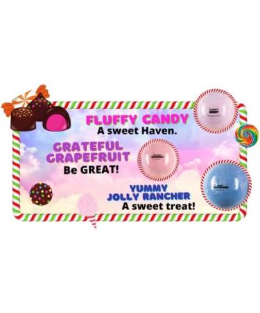 Happy Day Fizzers Aromatherapy 9-Piece Large Bath Bomb Gift Set for Women - Relaxing Home Spa Gifts for Mom - Perfect for Birthday or Christmas (Sweet Escape) - Buy Online on GoSupps.com