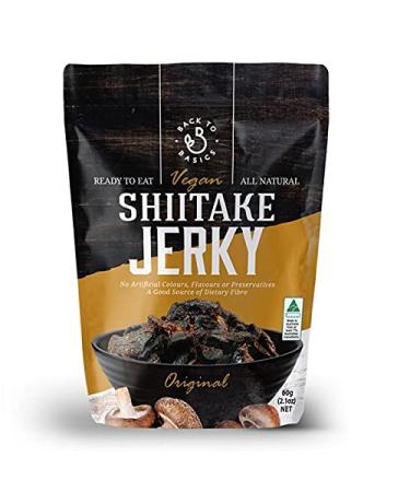 DJ & A Back to Basics Vegan Shiitake Jerky 16 x 60g