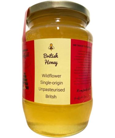 Gwenyn Gruffydd - British Blossom Honey 1kg Bulk Glass Jar - - 100% Pure Natural Unpasteurized Raw Honey - Bulk Honey 1kg - Unheated - Gluten Free - Premium Honey from Non-Sugar Fed Bees UK - Buy Online on GoSupps.com