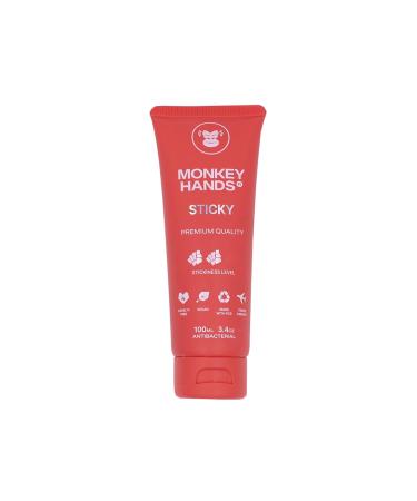Sticky grip - degree of liability: strong - gel for fitness equipment pole dance calisthenics rings parkour and gymnastics - vegan without parabens resin -free without magnesite - red 100 ml