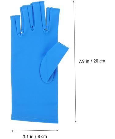 Gogogmee 1 Pair Nail Gloves Nail Art Tools UV Shield Gloves Sunscreen Gloves Fingerless Mitts Anti-uv Gloves Nail Fingerless Manicure Gloves Fingerless Gloves - Buy Online on GoSupps.com