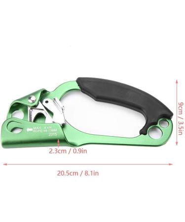 Alomejor Climbing Ascender & Descender - Right Hand Lift Clamp for 8mm-13mm Rope - Green Accessory for Enhanced Safety & Performance - Buy Online on GoSupps.com