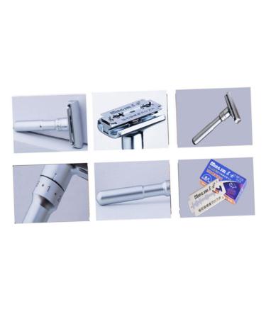 Mens Travel Safety Razor - Double-Sided Adjustable Shaving Razor for Men | Portable & Durable Shaver - Buy Online on GoSupps.com