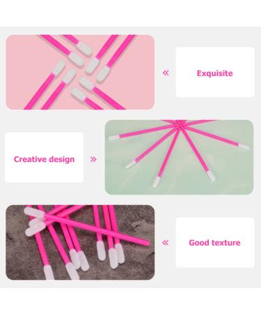 FRCOLOR 100pcs Disposable Flat Head Tongue Lip Brush - Skin-Friendly Fine Makeup Tool for Women - Gloss Bulk Supply - Buy Online on GoSupps.com