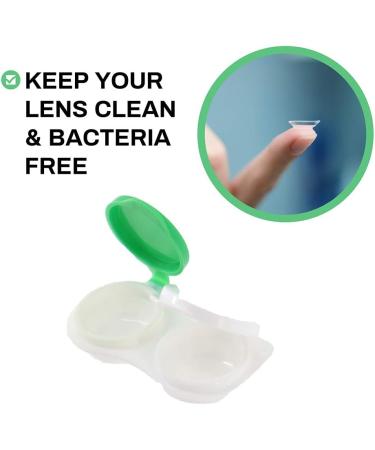 Buy Contact Lens Transport Container - Folding Lid Flat Design | 4 8 & 12 Pack Options - Sports World Vision - Buy Online on GoSupps.com