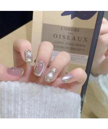 ZIIVIEVS Short Cat Eye Whitening Hand Wearing Armor Style Detachable Phototherapy Nail Enhancement Detachable Patch 10PCS (Size : S) - Buy Online on GoSupps.com