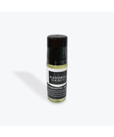 Canna Relief Roll On botanical oils in glass bottle with Cannabis Sativa Hemp Seed Oil Arnica and Peppermint. Contains natural soothing botanical oils with a light minty scent.