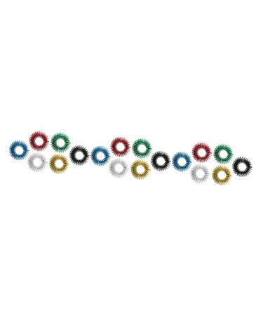 CliSpeed 18 Stk Mini toys for Kinder Stachelband Mini toys Massage feather fingers for adult traffic signs for children acupressure toys elementary school massage ring