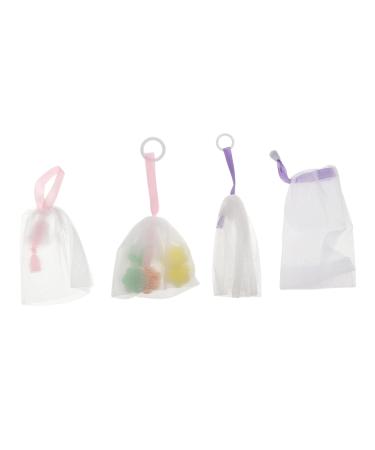 FOYTOKI Shower Net Bag Body Scrubber Exfoliating Tool Soap Scrubber Bag Soap Foaming Pockets Soap Bag Nylon