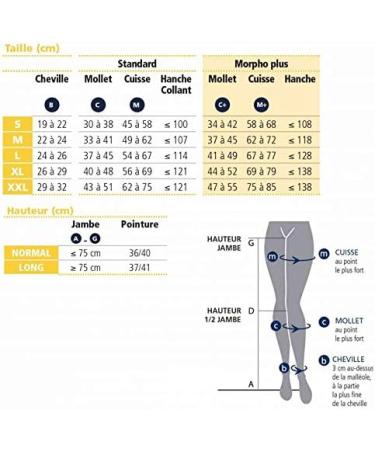 Buy Divin Eclat Transparent Support Tights Class 2 Size M+ Long Beige 120 | International Shipping - Buy Online on GoSupps.com