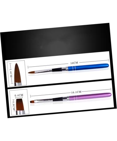 minkissy Small Travel Set Dotting Painting Pen Nail Stripping Brush Nail Art Liner Brush Stripers Manicure Nail Drawing Pen medium Red - Buy Online on GoSupps.com