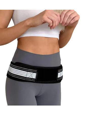 Sacroiliac Joint Support Band Men Women Relieve Sciatica/Pelvic/Lower Back Leg Pain Stabilize (X-Large)