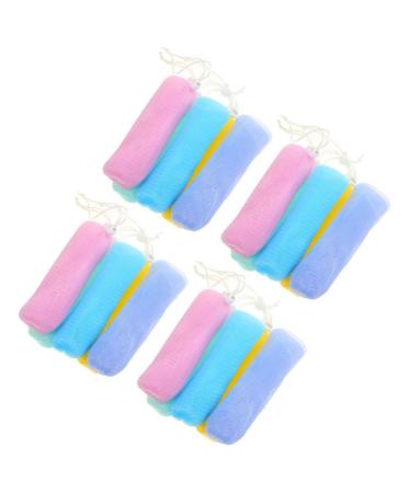 FRCOLOR 20pcs Soap Bag Foaming Net Bubble Foam Soap Holder Soap Sack Saver Net Soap Bag Soap Saver Pouch Facial Sponge Body Bar Soap Exfoliating Soap Pouch Soap Bags The Bubble or Soap Net