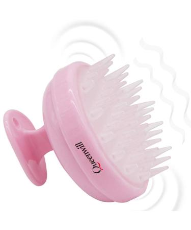 Electric Scalp Massager & Scrubber | Cordless Portable Head Scratching Massager with Vibration Comb for Hair Growth & Stress Relaxation - Pink - Buy Online on GoSupps.com