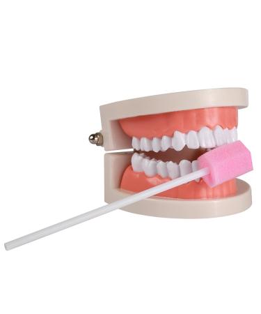 50 Pack Disposable Oral Swabs - Sterile Dental Sponge Swabsticks for Mouth & Gum Cleaning - Buy Online on GoSupps.com