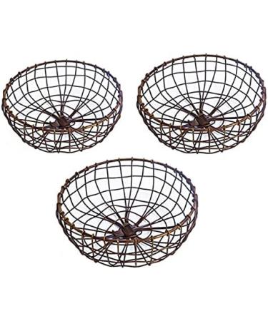 Fruit Basket Bowl Fruit Basket for Kitchen Countertop Metal Vegetable Storage Bowl Metal Mesh Wire Fruit Basket Fruit Bowls (Size : L) - Buy Online on GoSupps.com