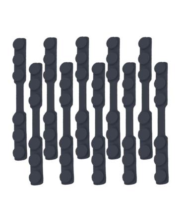 10pcs Mask Ear Hooks Strap Extenders Ear Savers Cord Extension Buckle Ear Protector Bands Anti-Tightening Protector Holder Compatible with All Kinds of Mask (Gray)