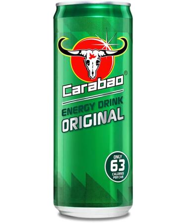 Carabao Energy Drink - Original - Pack of 12 - 330ml - Buy Online on GoSupps.com