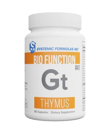 Systemic Formulas Bio Function Gt Thymus - 60 Capsules.