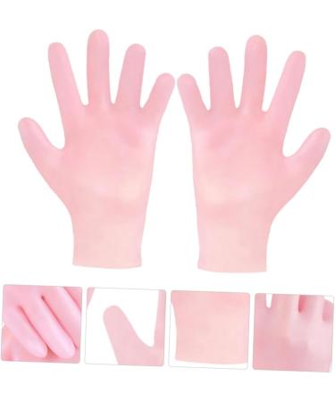 Housoutil 1 Pair Beauty Protective Glove Tropical Headdress Exfoliating Hand Gloves Dry Rough Hand Moisturizing Skin Hand Gloves Led Eyebrow Clip Sebs Cosmetic Dry Skin Miss Pink - Buy Online on GoSupps.com