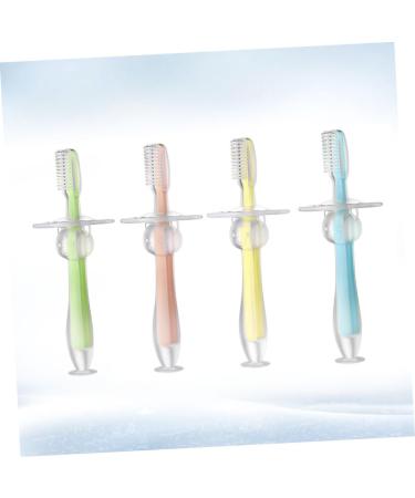 Partykindom Silicone Toothbrush Set for Toddlers - 12 Pack Infant Training Brushes for Gentle Teeth Cleaning - Buy Online on GoSupps.com