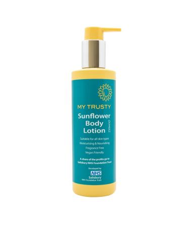 My Trusty Sunflower Body Lotion Suitable for Dry Skin and Skin Prone to Eczema Vegan Friendly with Natural Ingredients Fragrance Free 250ml