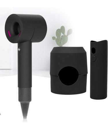Silicone Hair Dryer Protective Cover - Shockproof Anti-Scratch Travel Case with Easy Identification & Nozzle Rotation Design - Buy Online on GoSupps.com