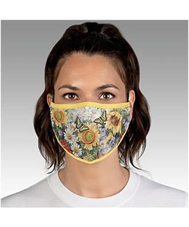 Lena Liu Floral Splendor Adjustable Face Mask Set with an Inside Pocket That Fits A PM 2.5 Activated Carbon Filter - Buy Online on GoSupps.com