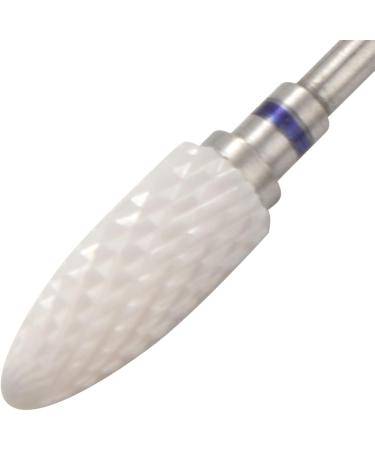 FYOBOT White Ceramic Flame Bit for Hard Gel & Acrylic Nail Art Electric Manicure Drill BT005-M - Buy Online on GoSupps.com