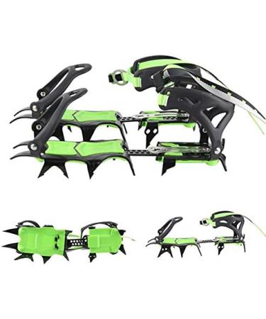 HUAYE BRS 14 Teeth Ice Crampons with Carabiner for Snow Hiking - 2.5cm Spikes - Buy Online on GoSupps.com