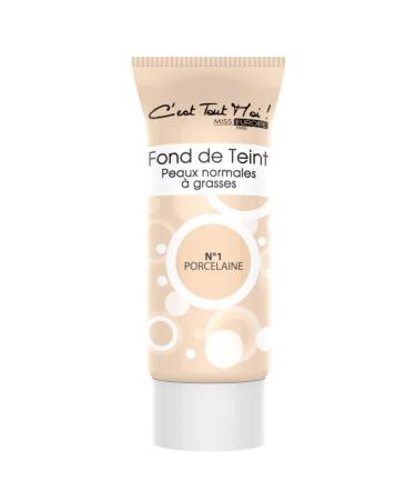 Foundation for Normal to Oily Skin - No. 1 Procelaine