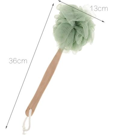 Soft Green Bath Sponge - Long Handled Shower & Soap Sponge for Ultimate Comfort - Buy Online on GoSupps.com