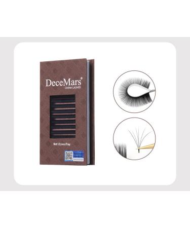 DeceMars Classic Conical Individual Eyelash Extension - C-0.07mm 8-12 MIX - Buy Online on GoSupps.com