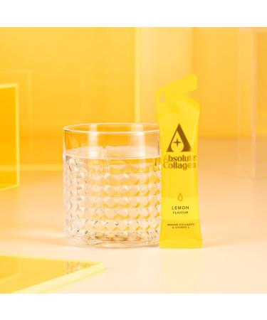 Absolute Collagen Marine Liquid Supplement for Women - 8000mg Collagen - Original Lemon Flavor - 14 Sachets - Buy Online on GoSupps.com