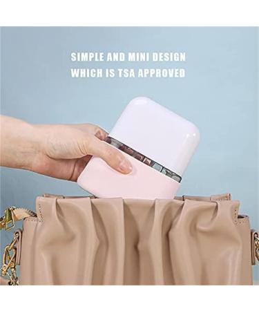 Donubiiu 4-in-1 Portable Travel Bottle Set - Mini Shampoo & Conditioner Dispenser Travel Containers for Toiletries (Pink) - Buy Online on GoSupps.com