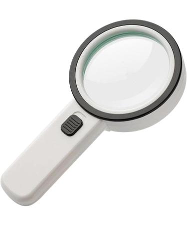 Professional with Light 30X Handheld Large High Magnification for Seniors Reading Inspection Coins Exploring Crafts Full of Stars