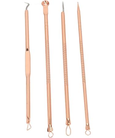 Qukaim Blackhead Removal Tool Pimple Blackhead Remover Tool Kit 4 Set Stainless Steel Comedone Extractor for Professional Zit Whitehead Popper - Buy Online on GoSupps.com