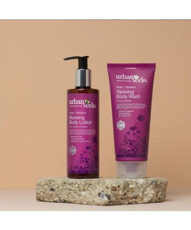 Urban Veda Reviving Body Scrub | Exfoliating Body Scrub for Mature Skin| Rosehip Oil Pumice & Peach Body Exfoliator Scrub | Rejuvenating & Firming | Dead Skin Remover | Exfoliating Body Wash | 200 ML - Buy Online on GoSupps.com