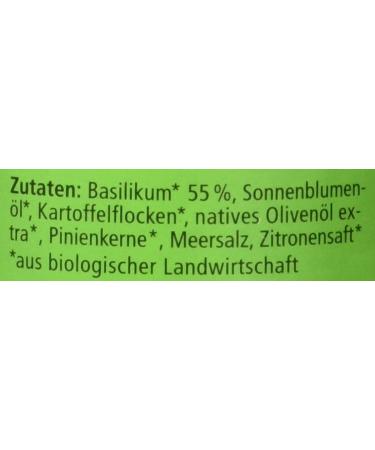 Alnatura Organic Pesto Basilico - Pack of 6 (6 x 130g) | Authentic Italian Flavor for International Shipping - Buy Online on GoSupps.com