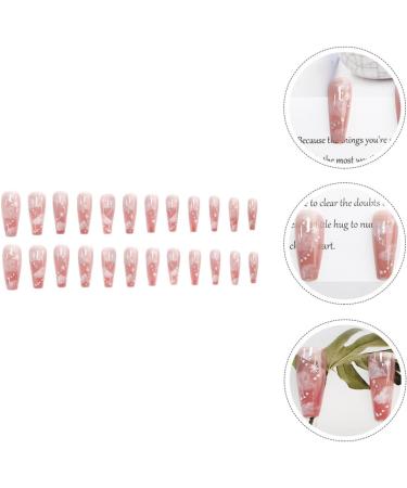 LALAFINA Cloud Nail Stickers French Nail Sticker Stickers for Nails Nail Art Sticker Nail Stickers for Nail Art Stickers Waterproof Press on Nails Long False Nails Artificial Decorate Abs - Buy Online on GoSupps.com